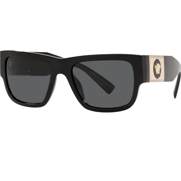 Versace Black Sunglasses with Iconic Medusa Accent - Picture 1 of 2